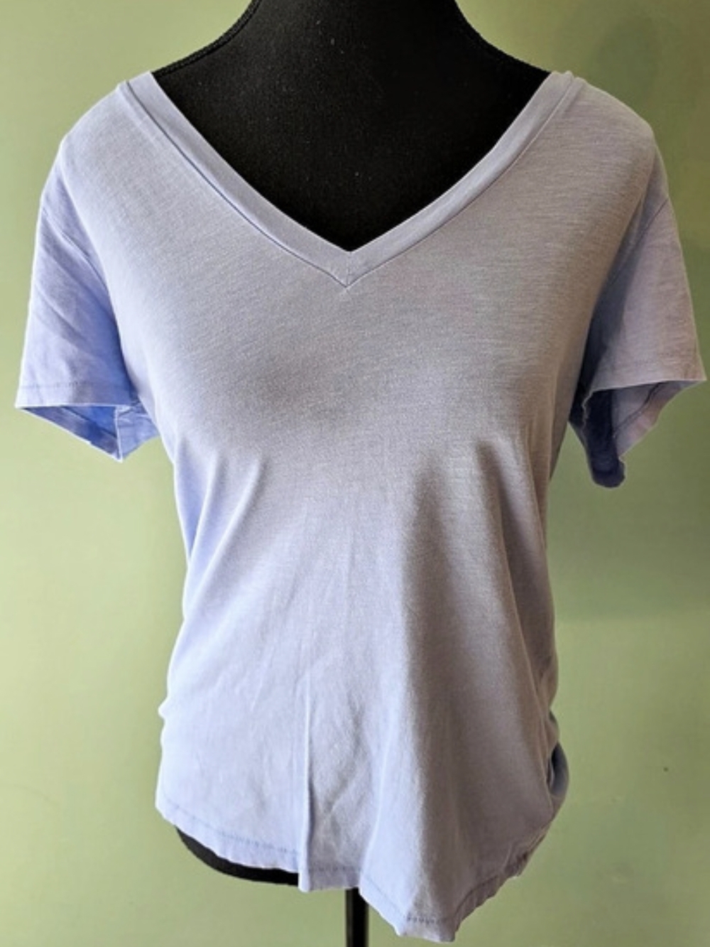 J.Crew Slub Cotton Tee V-Neck Tee in Periwinkle Size Large